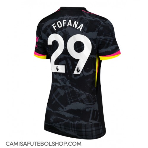 Camisa de time de futebol Chelsea Wesley Fofana #29 Replicas 3º Equipamento Feminina 2024-25 Manga Curta